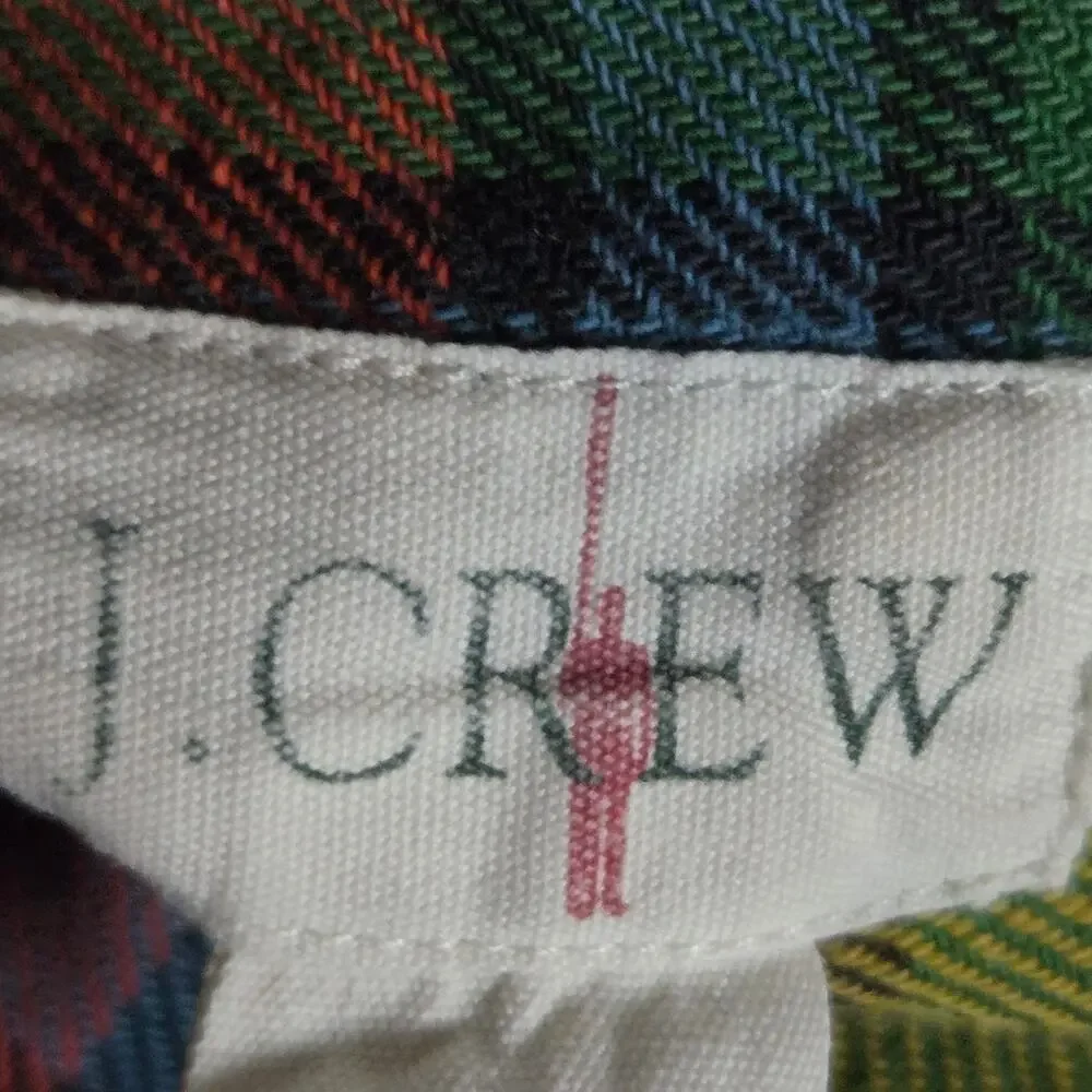 J Crew Cotton Flannel Button Down Size Large